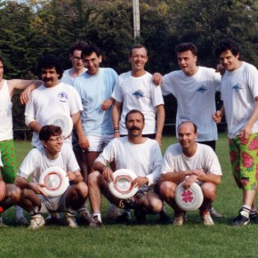 1991 Notre Dame Marc + Bruno + Frédo + Gérard + Manu + Jean-Robert